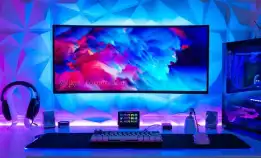 Smart Ambient Light Monitor Rgb Auto Sync For Pc Monitor Led Tv | Aurora Light