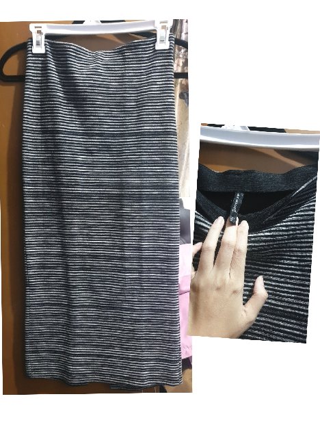 Stradivarius Stripped Skirt 