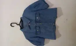 Blouse Denim Croptop 