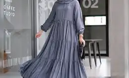 Gamis Hexa Dress Wanita Terbaru