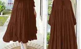 Gamis Wanita Midi Dress Rachel (Bayar Di Tempat)