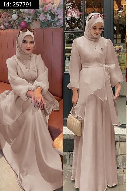 Cs Gamis Wanita Maxi Organza