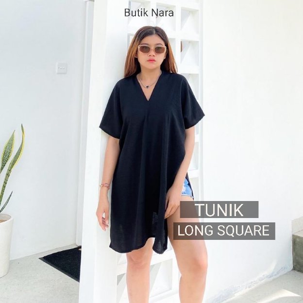 Tunik Long Square Baju Wanita