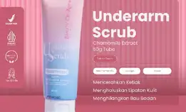 Beauty Of Angel Underarm Scrub 50gr With Niacinamide Krim Ketiak Untuk Mencerahkan & Mengangkat Sel