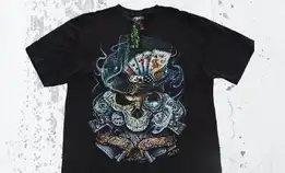 Kaos Rock Chang Skull Card