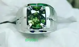 Green Sapphire Bersertifikat Asli 