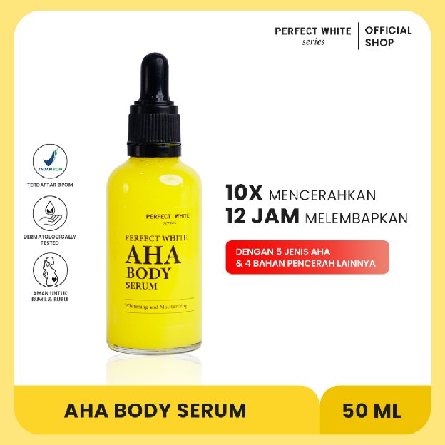 Perfect White Aha Body Serum Whitening & Moisturizing