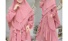 Gamis Syari Muslimah Ceruty Full 