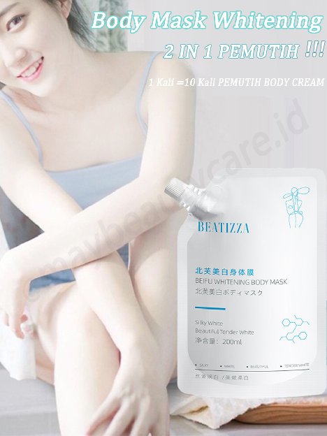 2 In 1 Body Mask Whitening Cream Pemutih Badan Permanen Cepat Dan Ampuh | 100% Asli Pelembab Body Pe