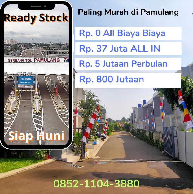 Paling Murah Di Pamulang Harga Dibawah 1 M