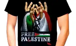 Baju Kaos Distro Dakwah Baju Kaos Pria Baju Kaos Palestina Baju Kaos Pejuang Allsize Hitam