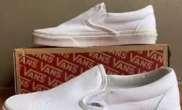 Vans Slip On Full White New (Full Pict Chat!)