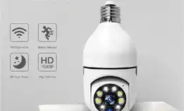 Ip Kamera Cctv Wifi Hd 8mp 360 Derajat Bentuk Lampu Bohlam V380pro