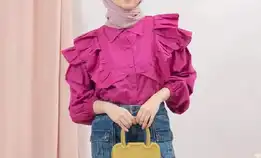 Lika Blouse Bahan Katun Poly 