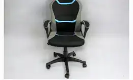 Kursi Gaming Malvino Biru/Hitam