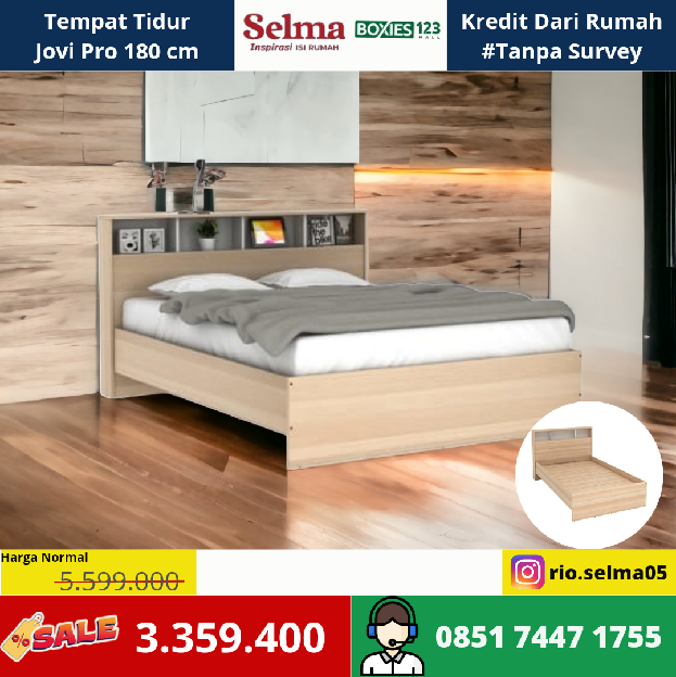 Tempat Tidur Jovi Pro 180x200 Cm