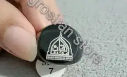 Cincin Titanium Hitam Bisa Custom Logo Ukir Nama Gambar Tulisan Foto Grafir Laser 