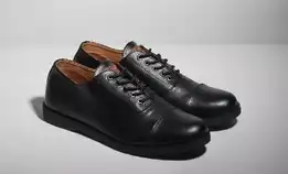 Sepatu Pantofel Kulit Full Black Original