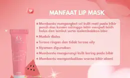 Madame Gie Sweet Lip Mask - Lip Scrub Vitamin E, Lip Balm, Moisturizer, Serum Bibir Cerah