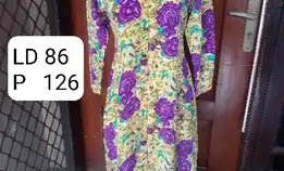 Maxi Long Dress Gamis Floral Wanita - Preloved