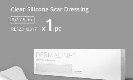 Perawatan Keloid - Dermaline - Clear Silicone Scar Sheet