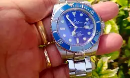 Jam Rolex Pria Blue Submarine