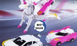 Mainan Anak Robot Mobil Unicorn Deformasi ~ Unicorn Deformation 2 In 1