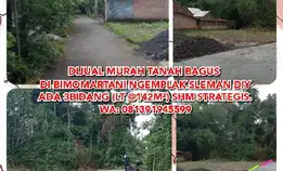 Dijual Murah Tanah Bagus Di Bimo Martani Ngemplak Sleman Diy. Lt142m² Shm Strategis.Wa: 081391945599