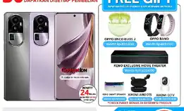 Oppo Reno 10 Pro+ 5g | Reno 10 Pro 5g 12/256gb ( +12gb Extended Ram ) Garansi Resmi Oppo Indonesia