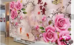 Pasang Wallpaper Dinding 3d Custom Toko Jual Dan Pesan Hordeng Murah Rollerblind Vertikal Blind