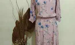 Flower Dress Pink H&M