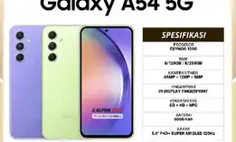 Samsung Galaxy A54 5g Nfc 8/256gb Garansi Resmi Samsung