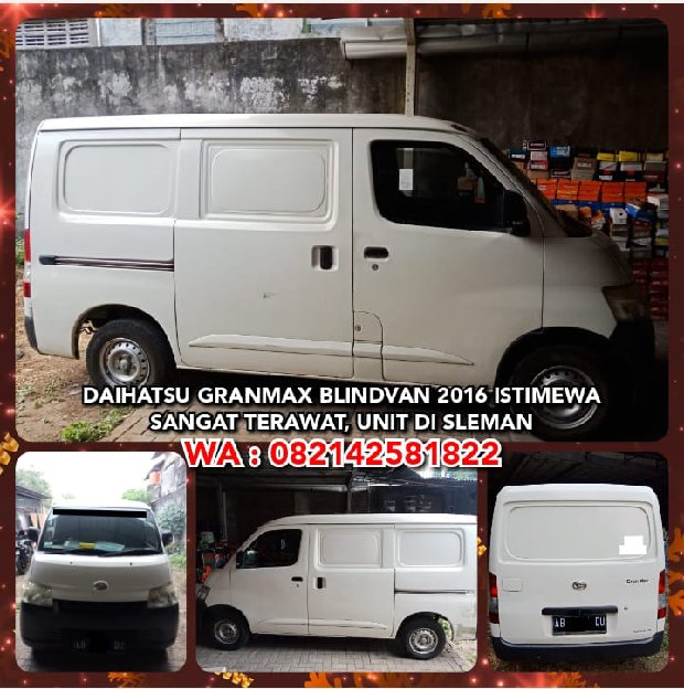 Daihatsu Granmax Blindvan 2016 Istimewasangat Terawat, Unit Di Sleman Yogyakarta. Wa : 082142581822