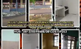 Rumah Disewakan : Dijual / Dikontrakkan Rumah Nyaman Strategis Di Perumahan Duta Kencana, Bogor