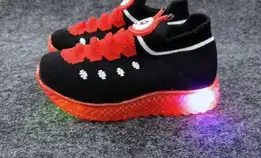 Sepatu Anak Cute Kartun Lampu Sepatu Led J019