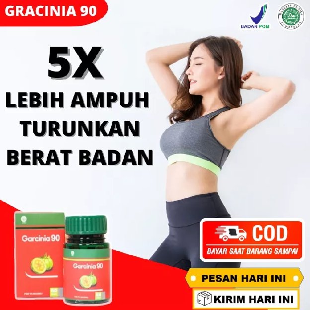 Garcinia 90 Suplemen Obat Diet Herbal Ampuh 