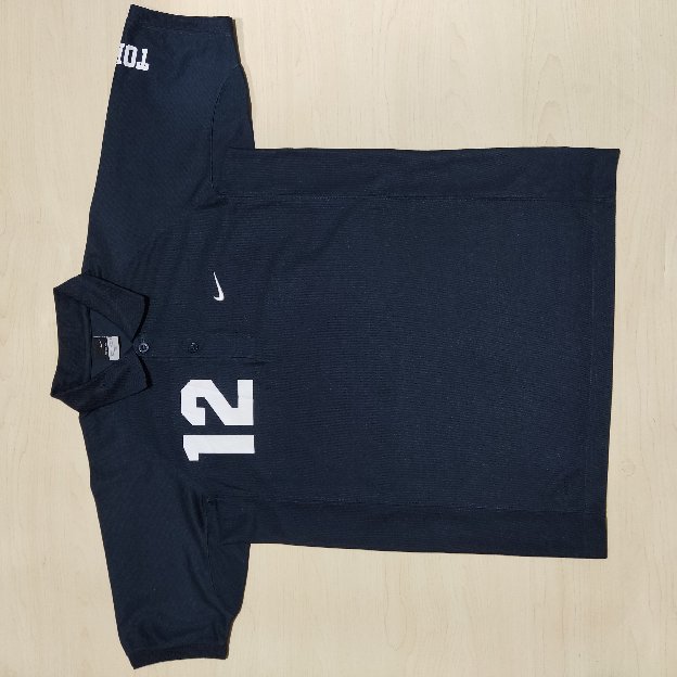 Nike Kaos Polo Shirt Dri-Fit Uv Colour Navy Original Second