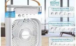 Ac Portable Mini Air Cooler Fan Kipas Angin Portable Dingin Pendingin Ruangan