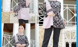 *Alf - Blouse Batik Kombinasi* 