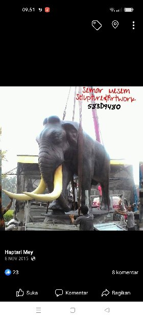 Patung Gajah Tailan