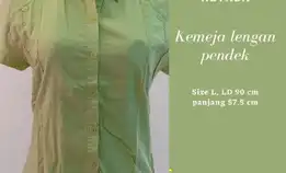 Kemeja atasan wanita remaja preloved