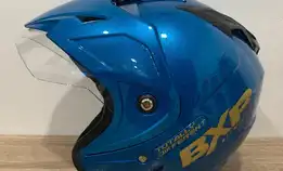 Helm Gl Polos Biru Glossy