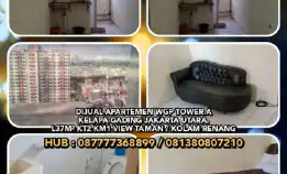 Dijual Apartemen Wgp Tower A Kelapa Gading Jakarta Utara. L37m² Kt2 Km1.H:087777368899/081380807210*