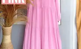 Gamis Ceruty Pink