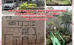 Jual Cepat Rumah Di Tengah Kota Semarang Dekat Bandara, Stasiun, Rs, Unnes. Lt556 Lb±500 Shm Kt5 Km3