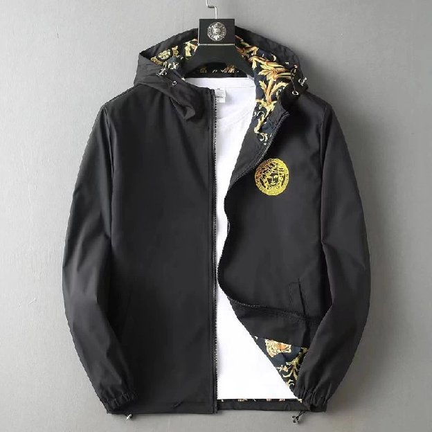 Jaket Cowok Jacket Parasut Pria Versace