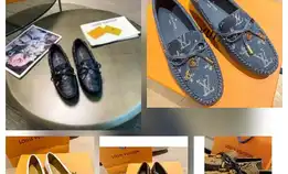 Sepatu Loafers Wanita Louis Vuitton Lv Peas Shoes