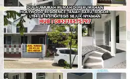 Dijual Murah Rumah Di Perumahan Holywood Residence Tanah Baru, Bogor.Lt84 Lb74 Strategis Sejuk Nyama