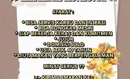 Lowongan Kerja : Info Lowongan Kerja !!>> μεκανικ Sepeda Motor <<Syarat : * Bisa Servis Karbu Dan In