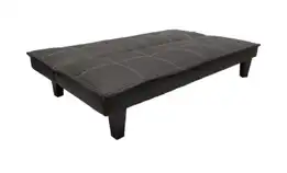 Sofa Tidur Gotham Kulit Hitam 